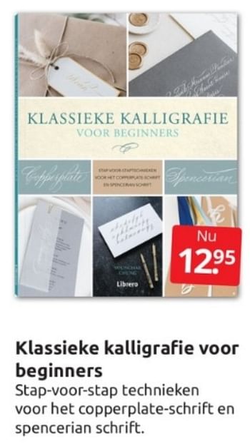 Promoties Klassieke kalligrafie voor beginners - Huismerk - Boekenvoordeel - Geldig van 18/03/2023 tot 26/03/2023 bij BoekenVoordeel