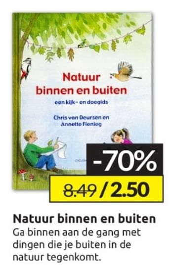Promoties Natuur binnen en buiten - Huismerk - Boekenvoordeel - Geldig van 18/03/2023 tot 26/03/2023 bij BoekenVoordeel