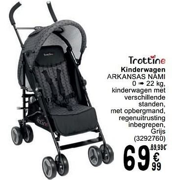 Promotions Kinderwagen arkansas nami - Trottine - Valide de 21/03/2023 à 03/04/2023 chez Cora