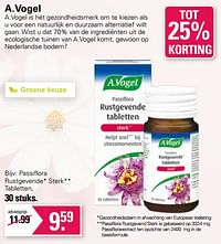Passiflora rustgevende sterk tabletten-A. Vogel