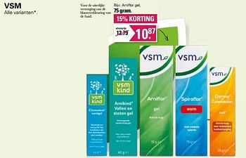 Promoties Vsm arniflor gel - VSM - Geldig van 15/03/2023 tot 01/04/2023 bij De Online Drogist