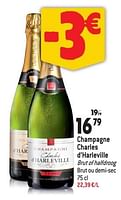 Promoties Champagne charles d’harleville - Champagne - Geldig van 15/03/2023 tot 11/04/2023 bij Match