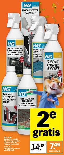Promoties Hg terrastegel-reiniger - HG - Geldig van 20/03/2023 tot 26/03/2023 bij Albert Heijn