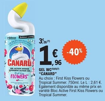 Promo GEL WC DÉSINFECTANT CANARD WC chez E.Leclerc