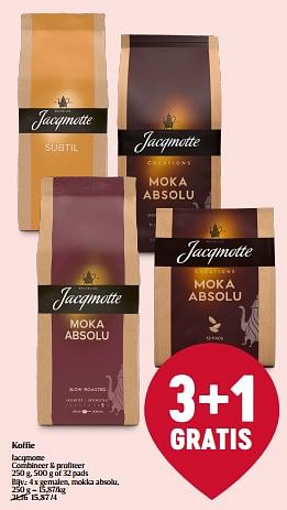 Promoties Koffie jacqmotte gemalen mokka absolu - JACQMOTTE - Geldig van 23/03/2023 tot 29/03/2023 bij Delhaize