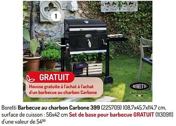 Promotions Boretti barbecue au charbon carbone - Boretti - Valide de 01/03/2023 à 31/08/2023 chez Oh'Green