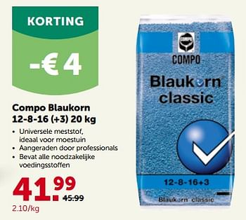 Promotions Compo blaukorn - Compo - Valide de 27/03/2023 à 08/04/2023 chez Aveve