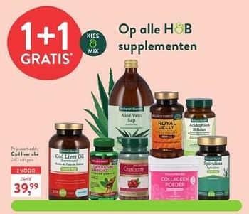 Promoties Cod liver olie - Huismerk - Holland & Barrett - Geldig van 20/03/2023 tot 16/04/2023 bij Holland & Barret