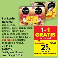 Set koffie cappuccino natuur-Nescafe