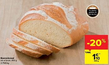 Promoties Boerenbrood - Huismerk - Carrefour  - Geldig van 23/03/2023 tot 27/03/2023 bij Carrefour