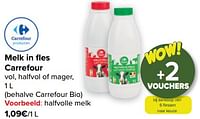 Halfvolle melk-Huismerk - Carrefour 