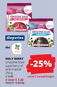 Holy berry smoothie bowl superberry of pink tropical-The Holy Berry