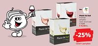 Plaisir du sud frankrijk partybox rood wit of rosé-Rode wijnen