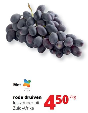 Promoties Rode druiven - Huismerk - Spar Retail - Geldig van 23/03/2023 tot 05/04/2023 bij Spar (Colruytgroup)