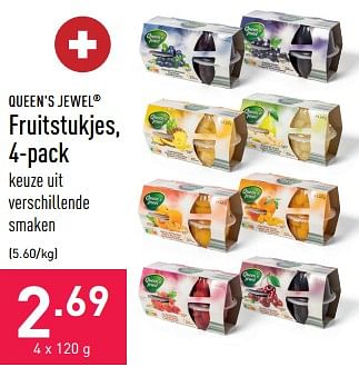 Promotions Fruitstukjes - Queen's Jewel - Valide de 27/03/2023 à 07/04/2023 chez Aldi