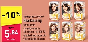 Promotions Haarkleuring - Garnier - Valide de 27/03/2023 à 07/04/2023 chez Aldi