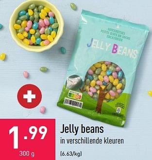 Promoties Jelly beans - Huismerk - Aldi - Geldig van 27/03/2023 tot 07/04/2023 bij Aldi
