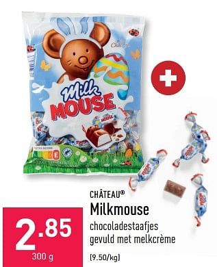 Promoties Milkmouse - CHATEAU - Geldig van 27/03/2023 tot 07/04/2023 bij Aldi