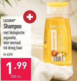 Promoties Shampoo - LACURA - Geldig van 27/03/2023 tot 07/04/2023 bij Aldi