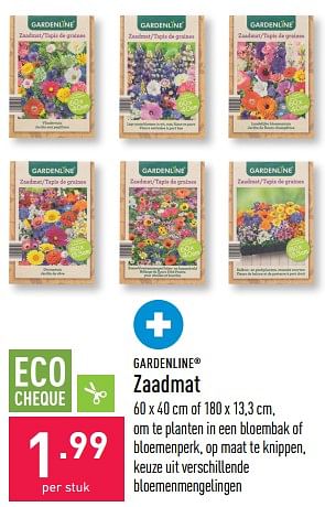 Promotions Zaadmat - Garden line - Valide de 27/03/2023 à 07/04/2023 chez Aldi