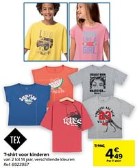 T-shirt voor kinderen-Tex