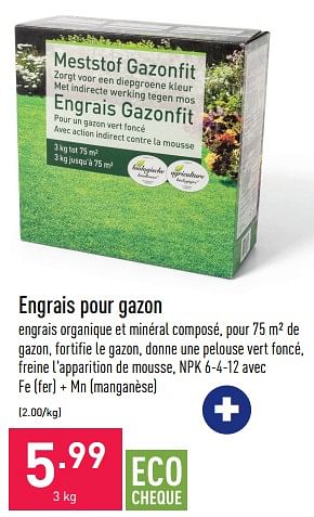 Promoties Engrais pour gazon - Huismerk - Aldi - Geldig van 27/03/2023 tot 07/04/2023 bij Aldi