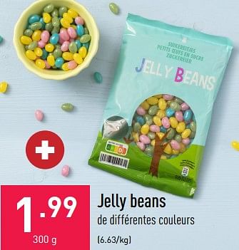 Promotions Jelly beans - Produit maison - Aldi - Valide de 27/03/2023 à 07/04/2023 chez Aldi