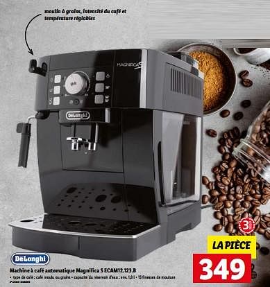 Delonghi Delonghi machine caf automatique magnifica s ecam12