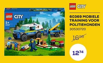 Promoties 60369 mobiele training voor politiehonden - Lego - Geldig van 21/03/2023 tot 22/04/2023 bij Supra Bazar