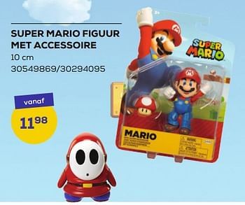 Promoties Super mario figuur met accessoire - Super Mario - Geldig van 21/03/2023 tot 22/04/2023 bij Supra Bazar