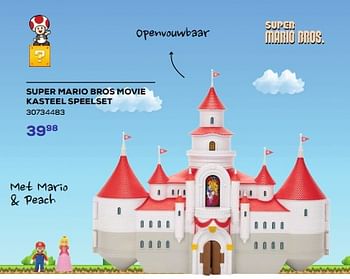 Promoties Super mario bros movie kasteel speelset - Super Mario - Geldig van 21/03/2023 tot 22/04/2023 bij Supra Bazar