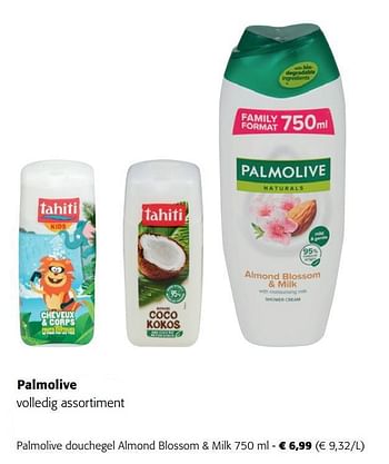 Promoties Palmolive douchegel almond blossom + milk - Palmolive - Geldig van 22/02/2023 tot 04/04/2023 bij Colruyt