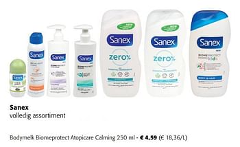 Promoties Sanex bodymelk biomeprotect atopicare calming - Sanex - Geldig van 22/02/2023 tot 04/04/2023 bij Colruyt
