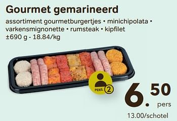 Promoties Gourmet gemarineerd - Huismerk - Bon'Ap - Geldig van 15/03/2023 tot 28/03/2023 bij Bon'Ap