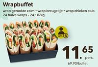 Wrapbuffet-Huismerk - Bon