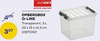 Opbergbox q-line-Sunware