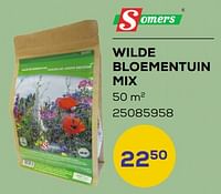 Wilde bloementuin mix-Somers