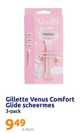 Promoties Gillette venus comfort glide scheermes - Gillette - Geldig van 22/02/2023 tot 28/02/2023 bij Action