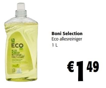Promoties Boni selection eco allesreiniger - Boni - Geldig van 22/03/2023 tot 04/04/2023 bij Colruyt