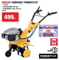 Powerplus benzine tuinfrees powxg7214-Powerplus