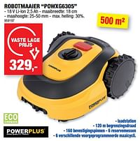 Powerplus robotmaaier powxg6305-Powerplus