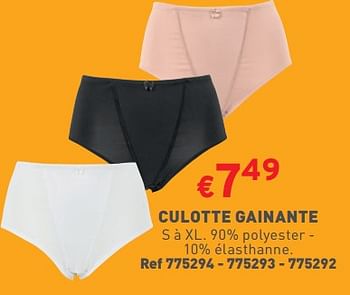 Promotions Culotte gainante - Produit maison - Trafic  - Valide de 28/03/2023 à 02/04/2023 chez Trafic
