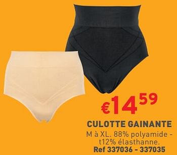 Promotions Culotte gainante - Produit maison - Trafic  - Valide de 28/03/2023 à 02/04/2023 chez Trafic