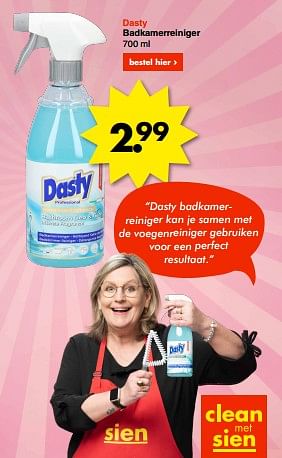 Dasty Dasty badkamerreiniger - Promotie bij Wibra