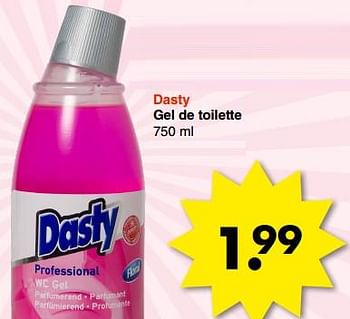 Promoties Dasty gel de toilette - Dasty - Geldig van 20/03/2023 tot 02/04/2023 bij Wibra