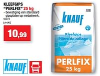 Kleefgips perlfix-Knauf