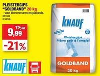 Pleistergips goldband-Knauf