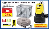 Kärcher dompelpomp vuil water sp16.000 flood box-Kärcher