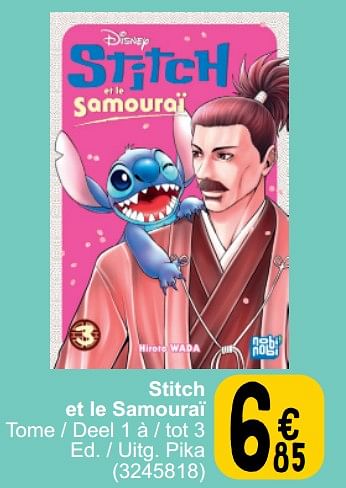 Promoties Stitch et le samouraï - Huismerk - Cora - Geldig van 28/03/2023 tot 08/04/2023 bij Cora