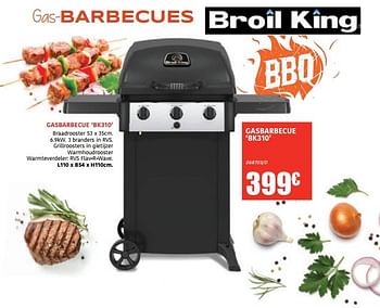 Promoties Gasbarbecue bk310 - Broil King - Geldig van 30/03/2023 tot 30/09/2023 bij HandyHome